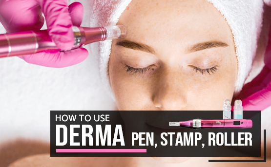 How To Use The Derma Pen, Derma Stamp and Hydra Roller for Microneedling